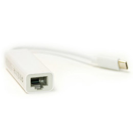 Переходник PowerPlant USB Type C -&gt; RJ45, 12см (DV00DV4067) фото 1