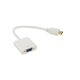 Переходник ST-Lab HDMI male - VGA F (без дополнительных кабелей) (U-990 Pro BTC white) фото 1