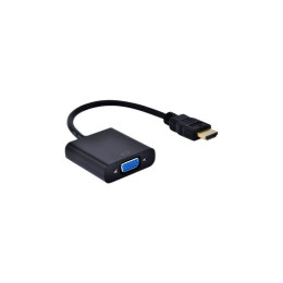 Переходник ST-Lab HDMI male to VGA F (с кабелями аудио и питания от USB) (U-990) фото 1