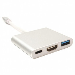 Перехідник USB C-Type – HDMI/USB PowerPlant (KD00AS1306) фото 1