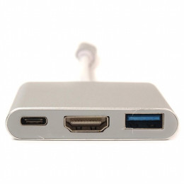 Перехідник USB C-Type – HDMI/USB PowerPlant (KD00AS1306) фото 2