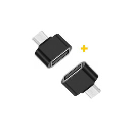 Перехідник USB to MicroUSB AC-050 2 ПК XoKo (XK-AC050-BK2) фото 1