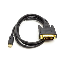 Переходник USB Type-C 3.1 to DVI (24+1) (M) 1.0m PowerPlant (CA912124) фото 1