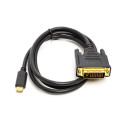 Перехідник USB Type-C 3.1 to DVI (24+1) (M) 1.0m PowerPlant (CA912124)
