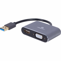 Переходник USB-A to HDMI/VGA Cablexpert (A-USB3-HDMIVGA-01) фото 1