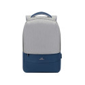 Рюкзак для ноутбука RivaCase 15.6" 7562 Anti-theft, water-repellent, Grey / Dark Blue (7562Grey/Dark