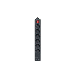 Сетевой фильтр питания REAL-EL REAL-EL RS-6 PROTECT USB, 5m, black (EL122300018) фото 1