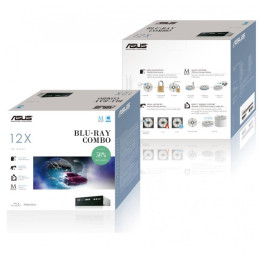 Оптичний привід Blu-Ray ASUS BC-12D2HT/BLK/B/AS фото 1