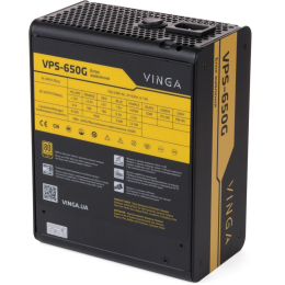 Блок питания Vinga 650W (VPS-650G) фото 2