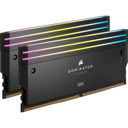Модуль памяти для компьютера DDR5 32GB (2x16GB) 6000 MHz Dominator Titanium RGB Corsair (CMP32GX5M2B фото 2