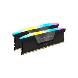 Модуль памяти для компьютера DDR5 32GB (2x16GB) 6000 MHz Vengeance RGB Black Corsair (CMH32GX5M2D600 фото 1