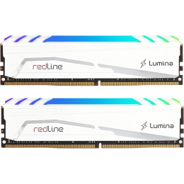 Модуль памяти для компьютера DDR5 32GB (2x16GB) 6800 MHz Redline RGB White Mushkin (MLB5C680BGGP16GX фото 1
