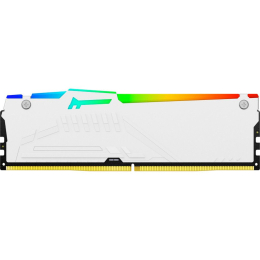 Модуль пам'яті для комп'ютера DDR5 32GB 5200 МГц FURY Beast White RGB Kingston Fury (ex.HyperX) (KF55 фото 2