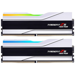 Модуль памяти для компьютера DDR5 64GB (2x32GB) 6000 MHz Trident Z5 Neo RGB Matte White G.Skill (F5- фото 1