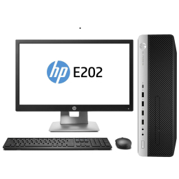 Комплект Комп'ютер HP EliteDesk 800 G3 SFF (i3-6100/8/120SSD) + Монітор 20 HP EliteDisplay E202 фото 1