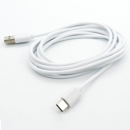 Дата кабель USB 2.0 AM to Type-C 2.0m white Dengos (PLS-TC-2M-WHITE) фото 1