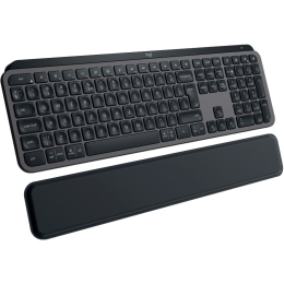 Клавиатура Logitech MX Keys S Plus Palmrest Wireless UA Graphite (920-011589) фото 1