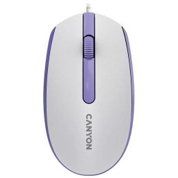 Мишка Canyon M-10 USB White Lavender (CNE-CMS10WL) фото 1