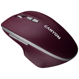 Мишка Canyon MW-21 Wireless Blue LED Burgundy (CNS-CMSW21BR) фото 1