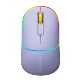 Мишка Canyon MW-22 Dual Band RGB Wireless Mountain Lavender (CNS-CMSW22ML) фото 1