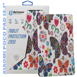 Чехол для планшета BeCover Smart Case Xiaomi Poco Pad 12.1 Butterfly (711567) фото 1