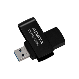 USB флеш накопитель ADATA 128GB UC310 USB 3.2 Black (UC310-128G-RBK) фото 1