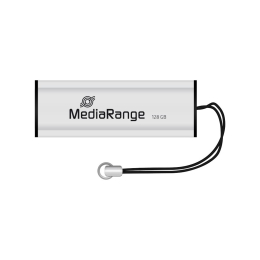 USB флеш накопитель Mediarange 128GB Black/Silver USB 3.0 (MR918) фото 1