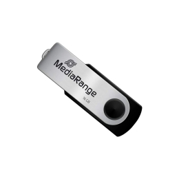 USB флеш накопитель Mediarange 16GB Black/Silver USB 2.0 (MR910) фото 1