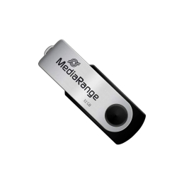 USB флеш накопитель Mediarange 32GB Black/Silver USB 2.0 (MR911) фото 1