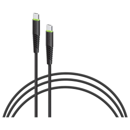 Дата кабель USB-C to USB-C 0.2m CBFLEXTT0 60W Intaleo (1283126559495) фото 1