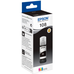 Контейнер із чорнилом Epson 108 EcoTank L8050/L18050 black (C13T09C14A) фото 1