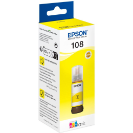 Контейнер із чорнилом Epson 108 EcoTank L8050/L18050 yellow (C13T09C44A) фото 1