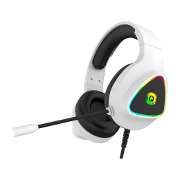 Наушники Canyon GH-6 Shadder Gaming 3.5 мм RGB White (CND-SGHS6W) фото 1