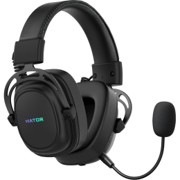 Наушники Hator Hypergang 2 Wireless Tri-Mode Black (HTA-950) фото 1