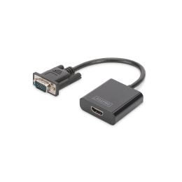 Переходник VGA to HDMI (M/F), Full HD Digitus (DA-70473) фото 1