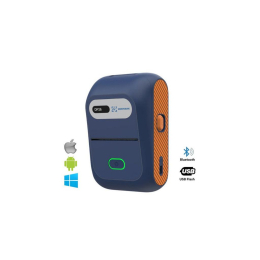 Принтер этикеток UKRMARK DP26BL bluetooth, USB, синий (900884) фото 1