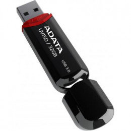 USB флеш накопитель ADATA 32Gb UV150 Black USB 3.0 (AUV150-32G-RBK) фото 2