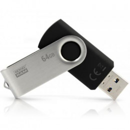 USB флеш накопитель GOODRAM 64GB Twister Black USB 3.0 (UTS3-0640K0R11) фото 1