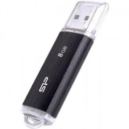 USB флеш накопитель Silicon Power 8GB Ultima U02 Black USB 2.0 (SP008GBUF2U02V1K) фото 2