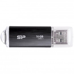 USB флеш накопитель Silicon Power 16GB Blaze B02 Black USB 3.0 (SP016GBUF3B02V1K) фото 1