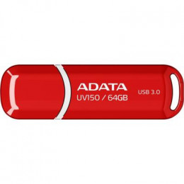 USB флеш накопитель ADATA 64GB UV150 Red USB 3.0 (AUV150-64G-RRD) фото 1