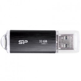 USB флеш накопитель Silicon Power 32GB Blaze B02 Black USB 3.0 (SP032GBUF3B02V1K) фото 1